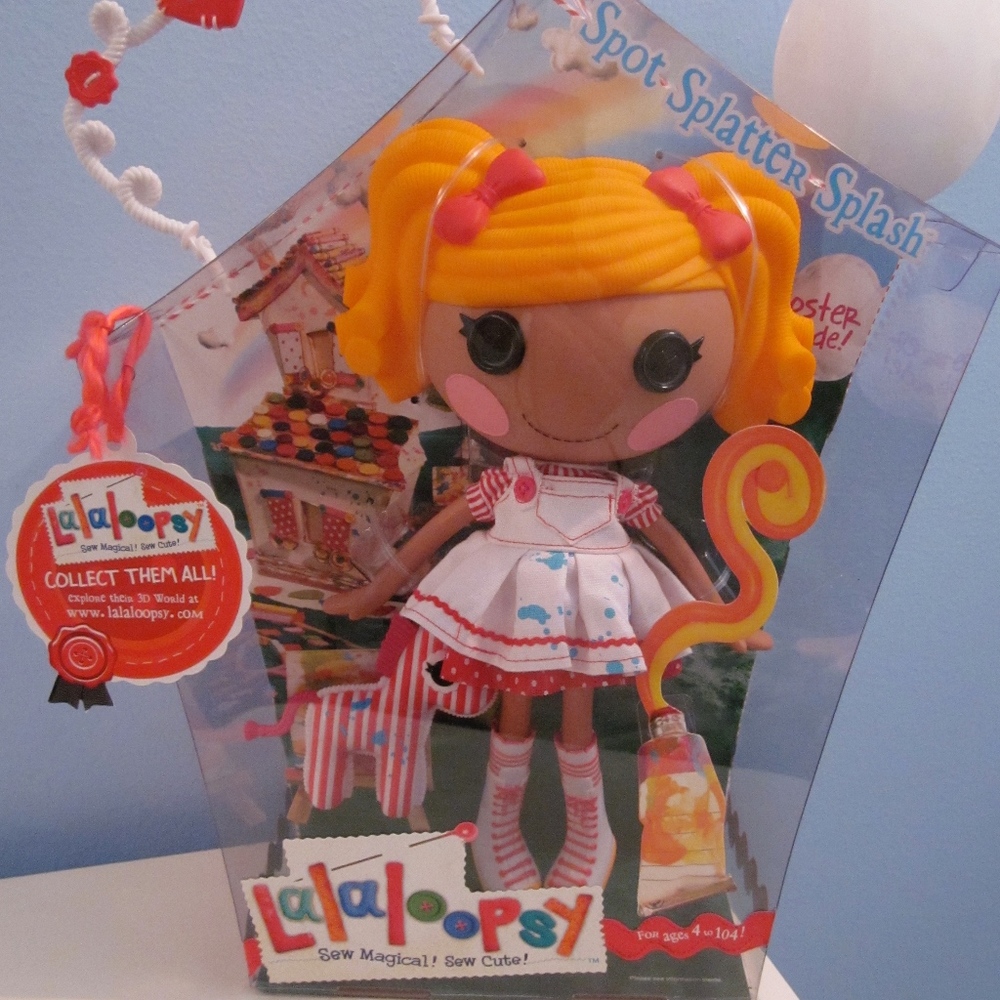 Lalaloopsy Spot Splatter Splash NIB VHTF